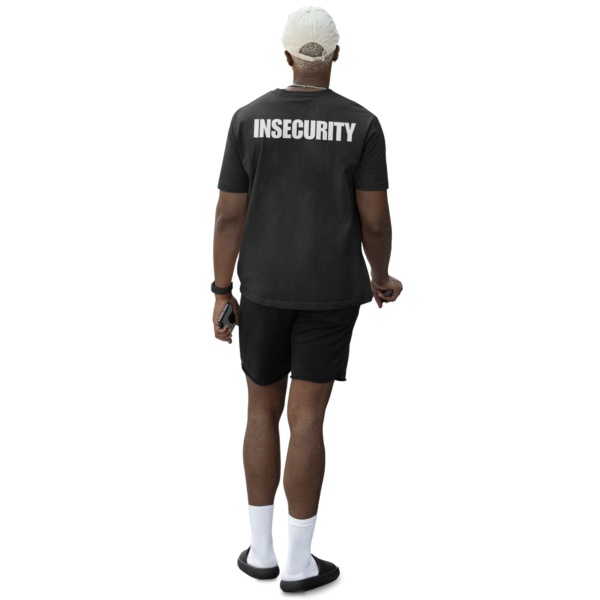 INSECURITY Statement Classic Tee | Bold & Edgy Streetwear | Minimalist Design - Image 7