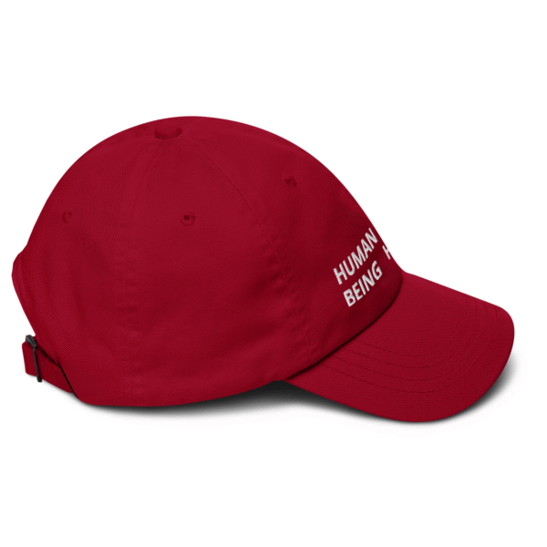 "Human Being" Baseball Cap | "Human Being" Embroidered Vintage Dad Hat | Adjustable Cotton Cap | Trendy Casual Accessory - Image 8