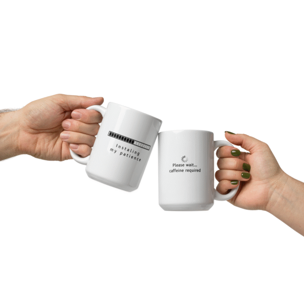 Patience Installation Mug | Funny Loading Bar Design | Perfect for Caffeine Lovers - Image 6