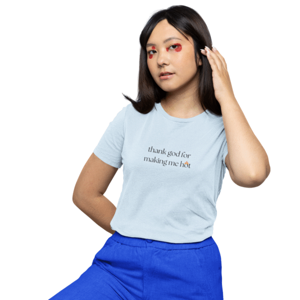 Hot & Blessed Classic T-Shirt | Sarcastic Humor & Confidence | Soft Cotton Tee - Image 16