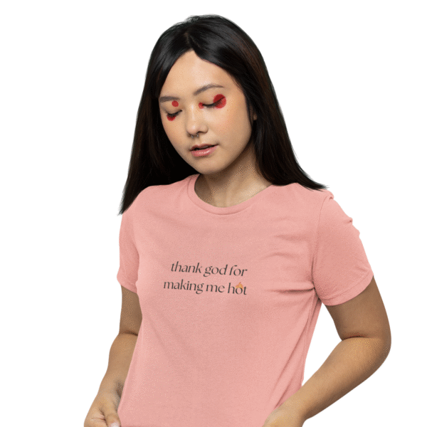 Hot & Blessed Classic T-Shirt | Sarcastic Humor & Confidence | Soft Cotton Tee - Image 17