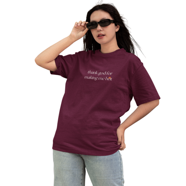 Thank God for Making Me Hot Classic Tee | Funny & Confident Tee | Gildan Premium Cotton - Image 13