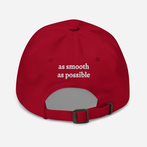 Smooth Moves Baseball Cap | Embroidered Adjustable Baseball Hat | Vintage Cotton Dad Hat | Trendy Streetwear Style