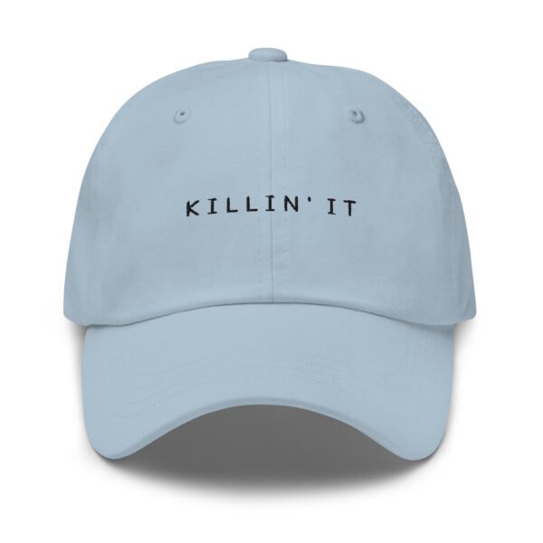 "Killin' It" Trendy Adjustable Baseball Cap |  Embroidered Cotton Dad Hat | Casual Fashion Accessory | Comfortable Fit - Image 4