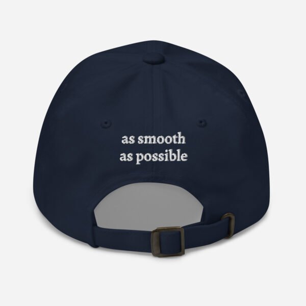 Smooth Moves Baseball Cap | Embroidered Adjustable Baseball Hat | Vintage Cotton Dad Hat | Trendy Streetwear Style - Image 3