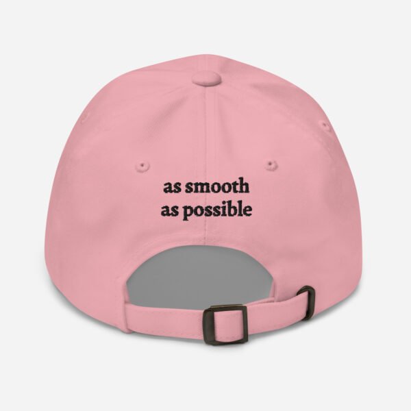 "Smooth Moves" Trendy Adjustable Baseball Cap |  Embroidered Dad Hat | Casual Cotton Baseball Cap | Fashionable & Comfortable Fit - Image 4