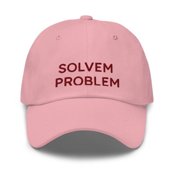"Solvem Problem" Trendy Baseball Cap |  Embroidered Dad Hat | Adjustable Cotton Cap | Fun Casual Accessory - Image 4