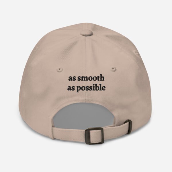 "Smooth Moves" Trendy Adjustable Baseball Cap |  Embroidered Dad Hat | Casual Cotton Baseball Cap | Fashionable & Comfortable Fit - Image 3