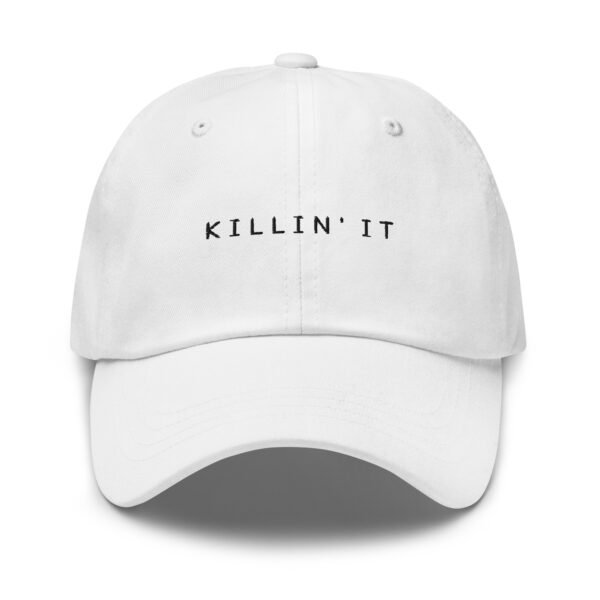 "Killin' It" Trendy Adjustable Baseball Cap |  Embroidered Cotton Dad Hat | Casual Fashion Accessory | Comfortable Fit - Image 5