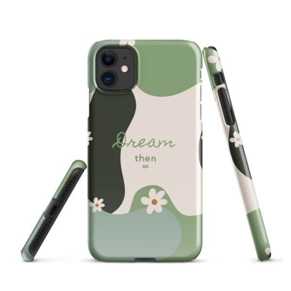 Dream Then Do iPhone® Case | Minimalist Inspirational Phone Cover | Sleek Design for iPhone® All Models - Image 2