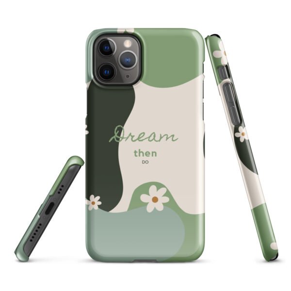Dream Then Do iPhone® Case | Minimalist Inspirational Phone Cover | Sleek Design for iPhone® All Models - Image 4