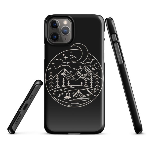 Lunar Landscape iPhone® Case | Minimalist Moon Design | Celestial-Inspired Phone Cover - Image 4
