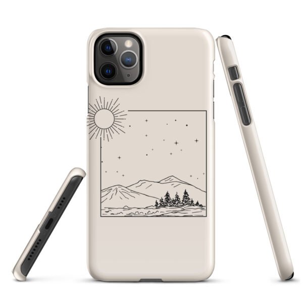 Minimalist Square Sun iPhone® Case | Bold & Modern Aesthetic | Protective & Stylish Cover