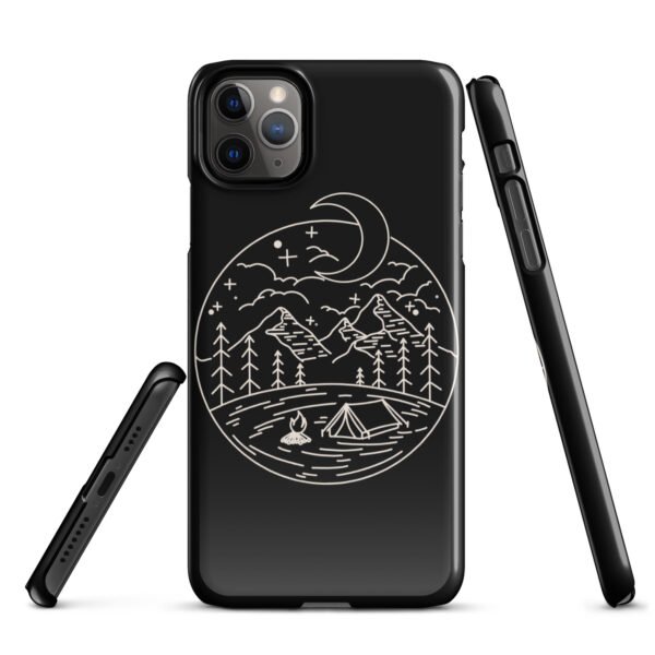 Lunar Landscape iPhone® Case | Minimalist Moon Design | Celestial-Inspired Phone Cover - Image 6