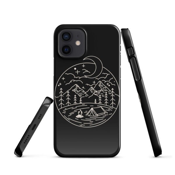 Lunar Landscape iPhone® Case | Minimalist Moon Design | Celestial-Inspired Phone Cover - Image 10