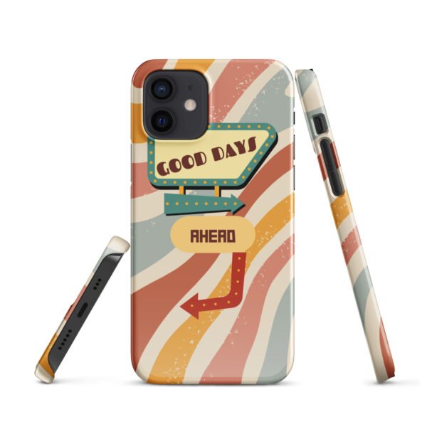 Good Days Ahead iPhone® Case | Groovy Vibes & Retro Aesthetic | Positive Energy Phone Cover - Image 10
