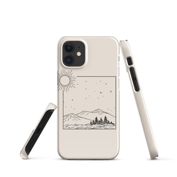Minimalist Square Sun iPhone® Case | Bold & Modern Aesthetic | Protective & Stylish Cover - Image 7