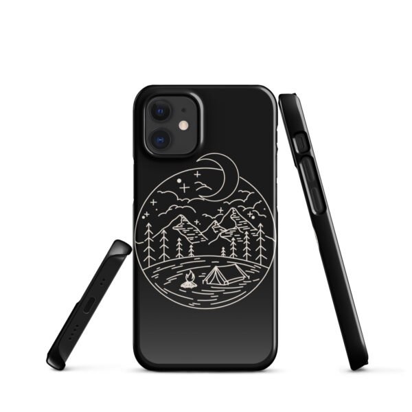 Lunar Landscape iPhone® Case | Minimalist Moon Design | Celestial-Inspired Phone Cover - Image 8