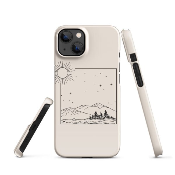 Minimalist Square Sun iPhone® Case | Bold & Modern Aesthetic | Protective & Stylish Cover - Image 17