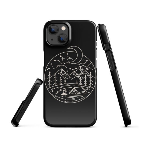 Lunar Landscape iPhone® Case | Minimalist Moon Design | Celestial-Inspired Phone Cover - Image 18