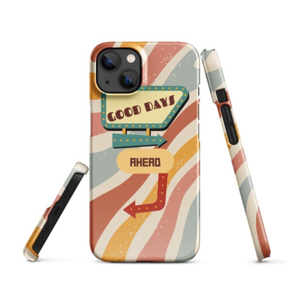 Good Days Ahead iPhone® Case | Groovy Vibes & Retro Aesthetic | Positive Energy Phone Cover - Image 18