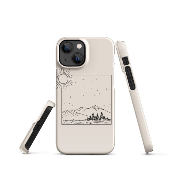 Minimalist Square Sun iPhone® Case | Bold & Modern Aesthetic | Protective & Stylish Cover - Image 15