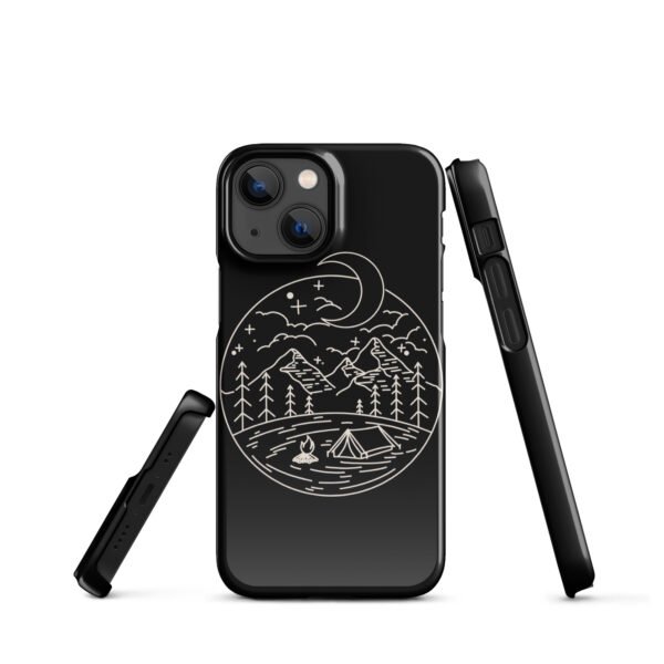 Lunar Landscape iPhone® Case | Minimalist Moon Design | Celestial-Inspired Phone Cover - Image 16