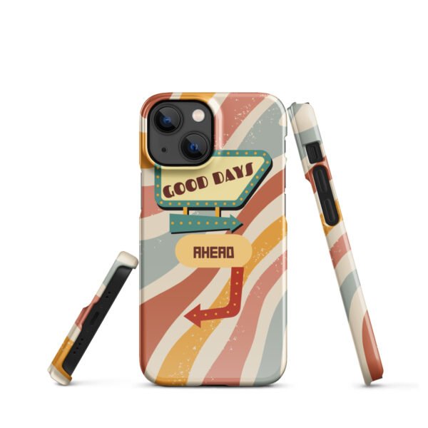 Good Days Ahead iPhone® Case | Groovy Vibes & Retro Aesthetic | Positive Energy Phone Cover - Image 16