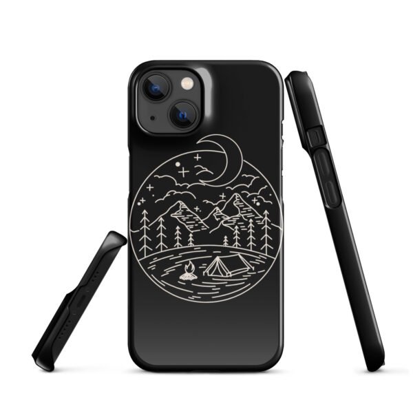 Lunar Landscape iPhone® Case | Minimalist Moon Design | Celestial-Inspired Phone Cover - Image 24