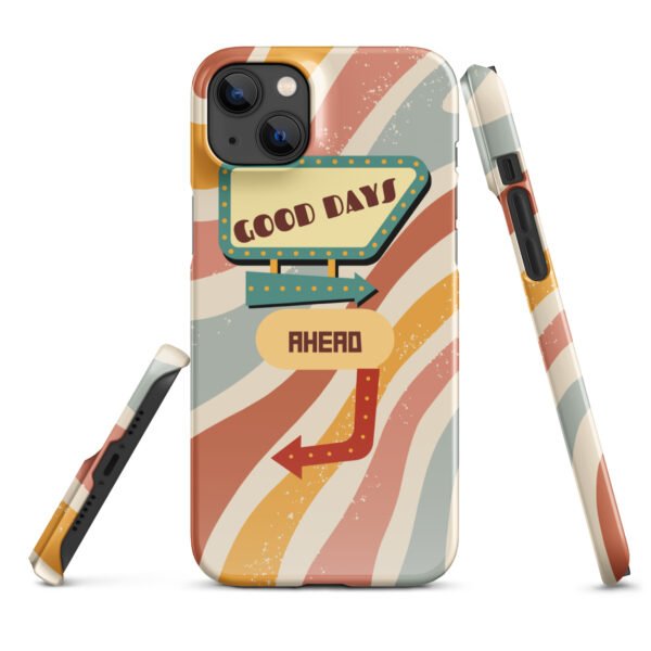 Good Days Ahead iPhone® Case | Groovy Vibes & Retro Aesthetic | Positive Energy Phone Cover - Image 25