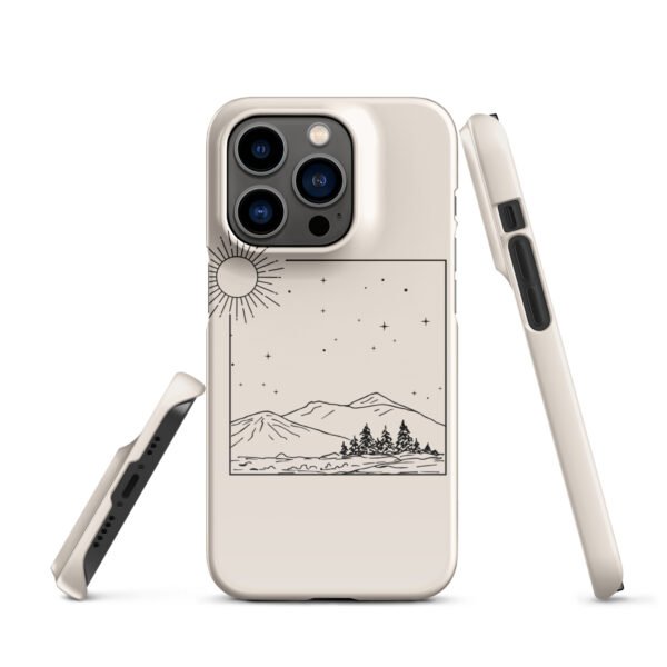 Minimalist Square Sun iPhone® Case | Bold & Modern Aesthetic | Protective & Stylish Cover - Image 27