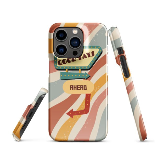 Good Days Ahead iPhone® Case | Groovy Vibes & Retro Aesthetic | Positive Energy Phone Cover - Image 27