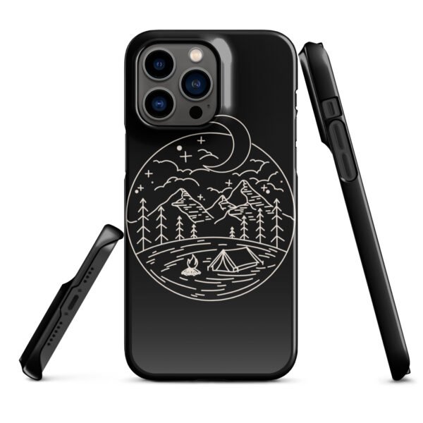 Lunar Landscape iPhone® Case | Minimalist Moon Design | Celestial-Inspired Phone Cover - Image 30