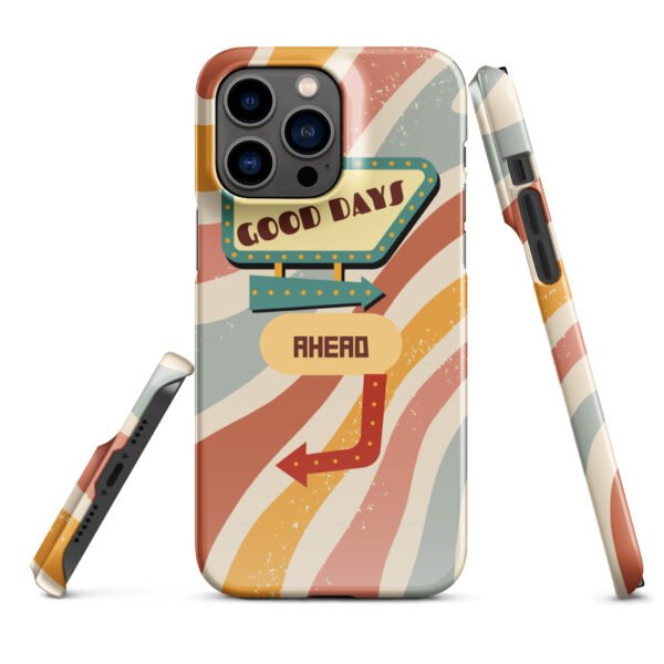 Good Days Ahead iPhone® Case | Groovy Vibes & Retro Aesthetic | Positive Energy Phone Cover - Image 29