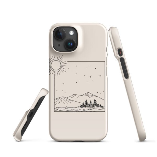 Minimalist Square Sun iPhone® Case | Bold & Modern Aesthetic | Protective & Stylish Cover - Image 31