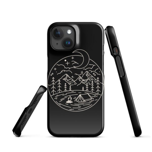 Lunar Landscape iPhone® Case | Minimalist Moon Design | Celestial-Inspired Phone Cover - Image 32