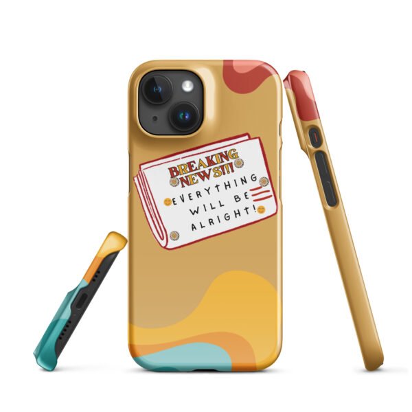 Breaking News iPhone® Case | Everything Will Be Alright | Bold & Positive Phone Cover - Image 16