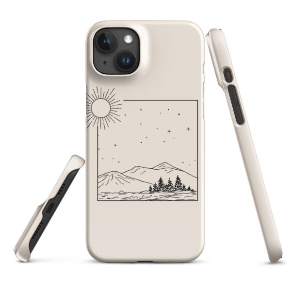 Minimalist Square Sun iPhone® Case | Bold & Modern Aesthetic | Protective & Stylish Cover - Image 33