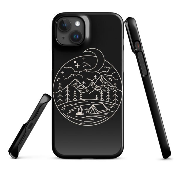 Lunar Landscape iPhone® Case | Minimalist Moon Design | Celestial-Inspired Phone Cover - Image 34