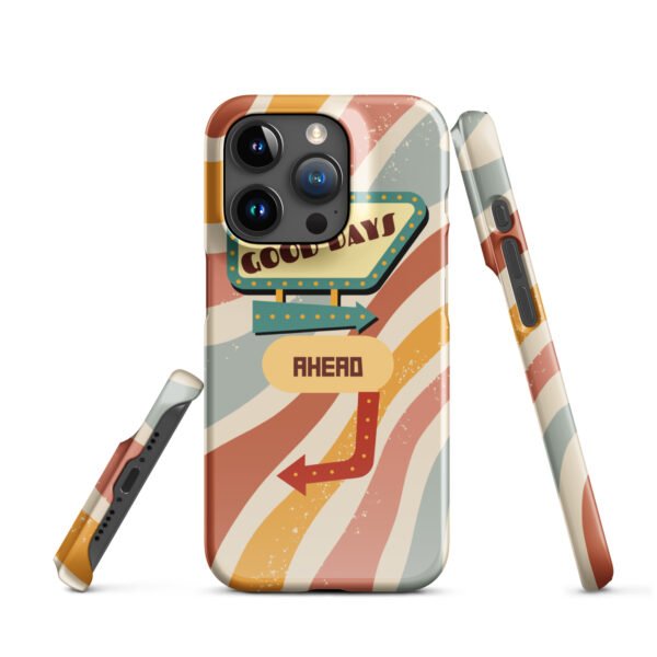 Good Days Ahead iPhone® Case | Groovy Vibes & Retro Aesthetic | Positive Energy Phone Cover - Image 35