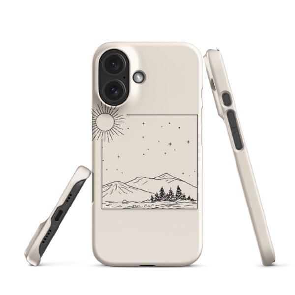 Minimalist Square Sun iPhone® Case | Bold & Modern Aesthetic | Protective & Stylish Cover - Image 39