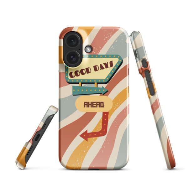 Good Days Ahead iPhone® Case | Groovy Vibes & Retro Aesthetic | Positive Energy Phone Cover - Image 39