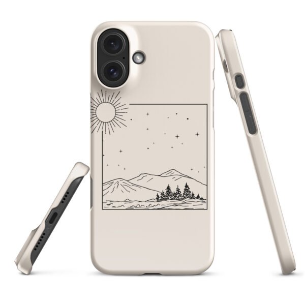 Minimalist Square Sun iPhone® Case | Bold & Modern Aesthetic | Protective & Stylish Cover - Image 41