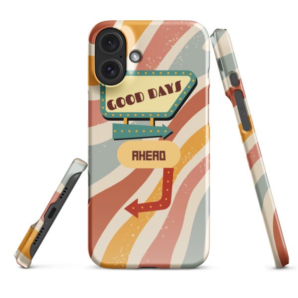 Good Days Ahead iPhone® Case | Groovy Vibes & Retro Aesthetic | Positive Energy Phone Cover - Image 41