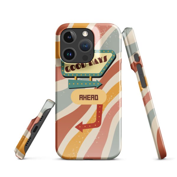 Good Days Ahead iPhone® Case | Groovy Vibes & Retro Aesthetic | Positive Energy Phone Cover - Image 43