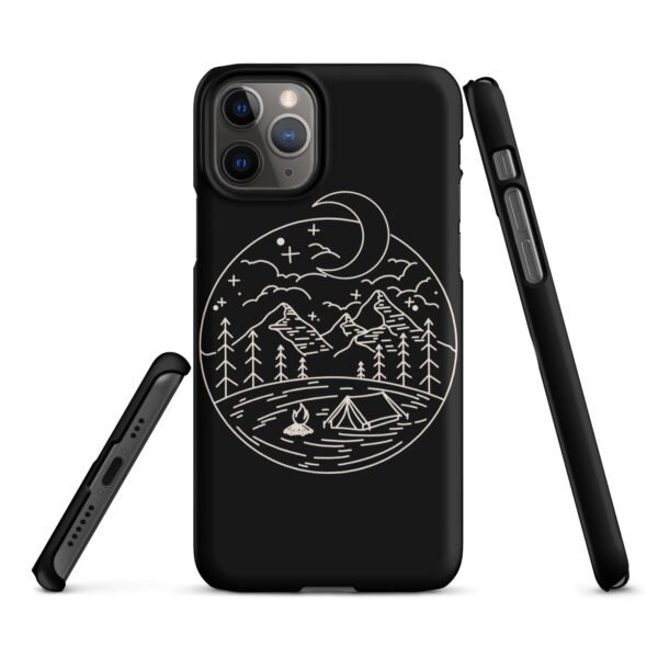 Lunar Landscape iPhone® Case | Minimalist Moon Design | Celestial-Inspired Phone Cover - Image 5