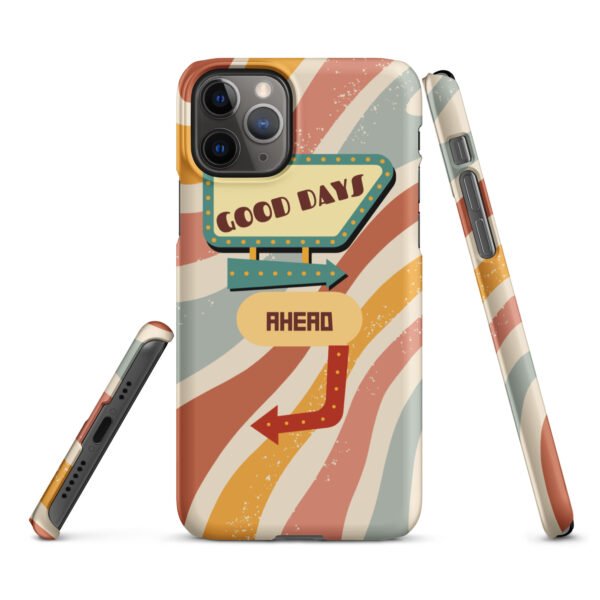 Good Days Ahead iPhone® Case | Groovy Vibes & Retro Aesthetic | Positive Energy Phone Cover - Image 5