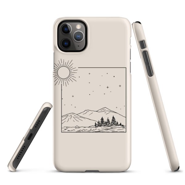 Minimalist Square Sun iPhone® Case | Bold & Modern Aesthetic | Protective & Stylish Cover - Image 6