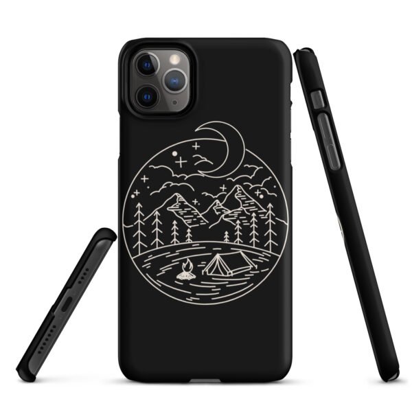 Lunar Landscape iPhone® Case | Minimalist Moon Design | Celestial-Inspired Phone Cover - Image 7