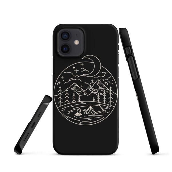Lunar Landscape iPhone® Case | Minimalist Moon Design | Celestial-Inspired Phone Cover - Image 11